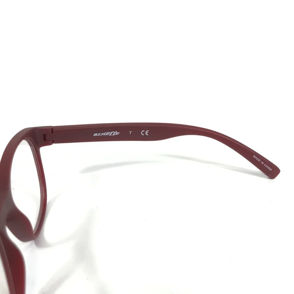 Arnette Eyeglasses Frames SKRILL 7158 2568 Matte Red Square Full Rim 50-18-140